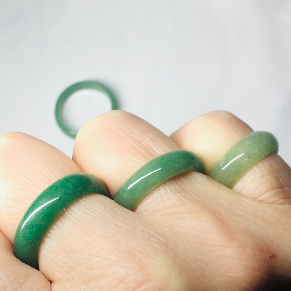 Solid Gemstone Rings - Choose 2